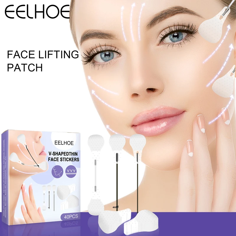 

Face Lift Tape Invisible High Elasticity Adhesive Lifting Patches Makeup Tool For Face Neck Chin Eye MC889