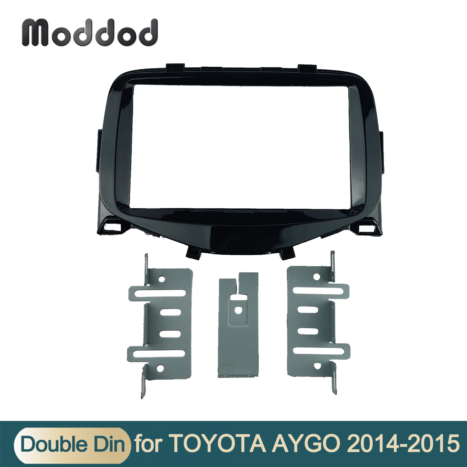 Рамка для автомобильного радио подходит CITROEN C1 TOYOTA Aygo PEUGEOT 108 2014 + двойная Din