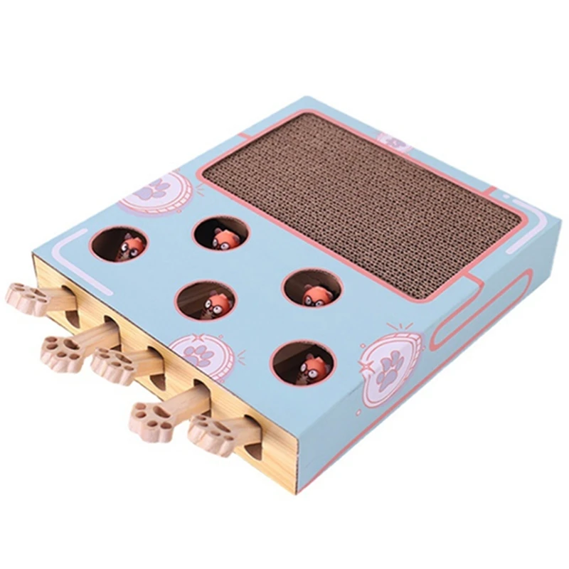 

for CAt Scratching Pad Game Corrugated Scratcher Cardboard Pet Kitten Entertainment for Play Indoor