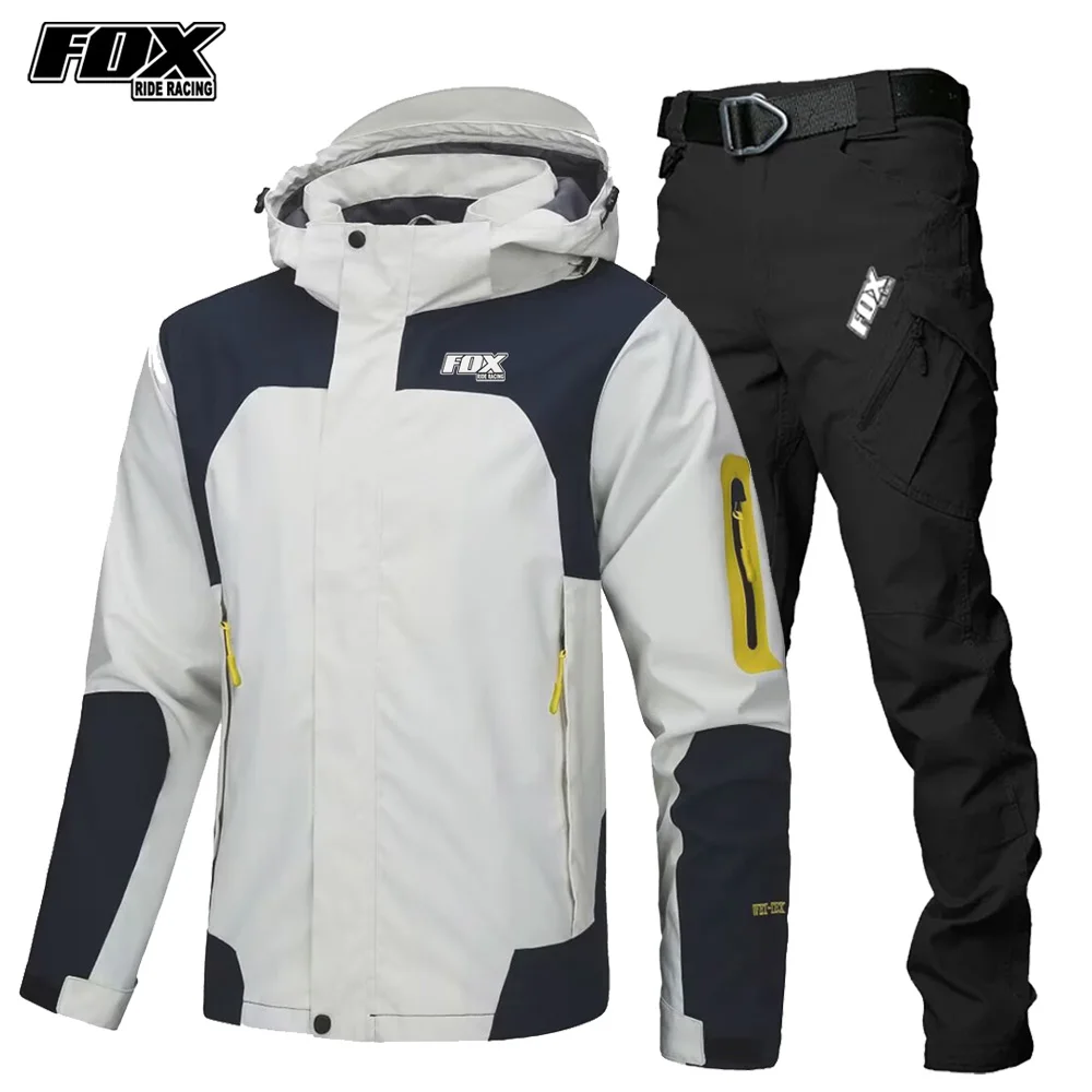 Мужская велосипедная куртка FOX RIDE RACING 2024 ветровка для горного велосипеда с