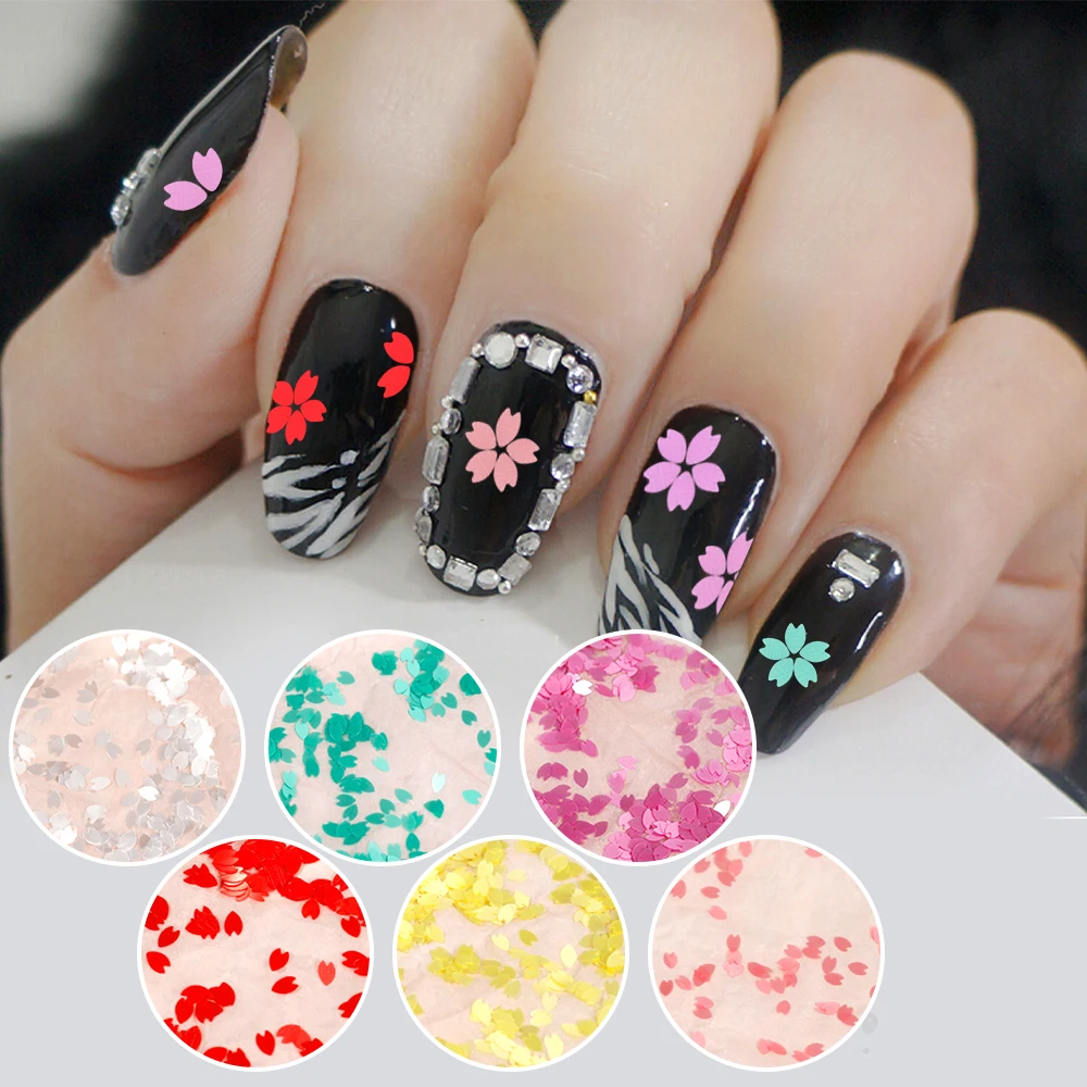 

2022 Cherry blossoms Nail Glitter *50g Mini Chunky Glitter Cosmetic Cherry blossoms- Loose Glitter Mini Chunky Wedding Confetti