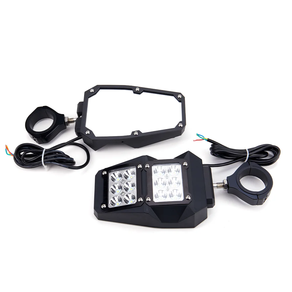 

1.5"-2" UTV Rear View Side Mirrors w/ LED Light For polaris rzr 1000 800 900 xp ranger for can am for Yamaha for Honda