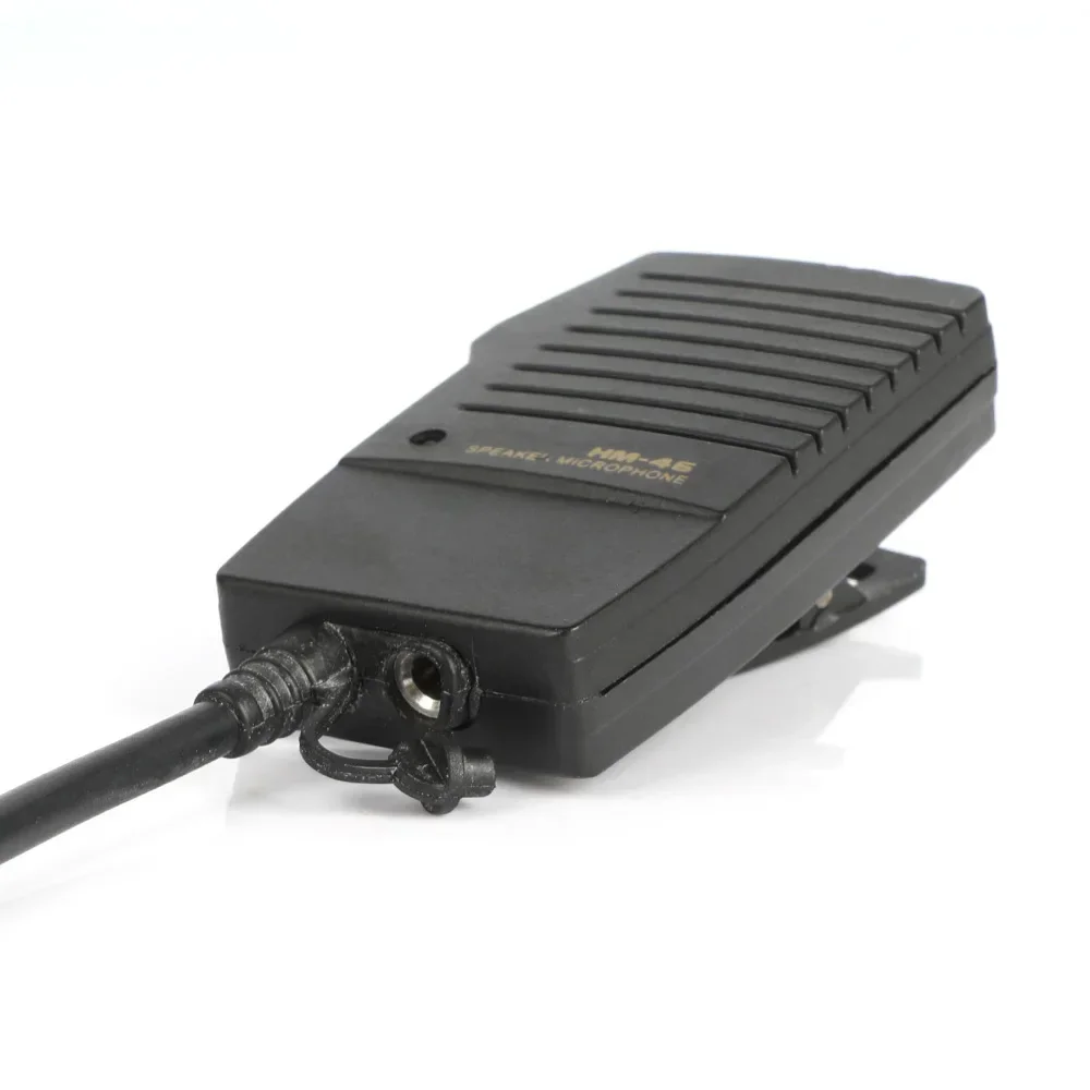 HM-46 Ручной динамик микрофон разъем PTT 3 5 мм для наушников ICOM IC-V8 V82 V85 IC-T2H IC-T7H T8A 2AT E90