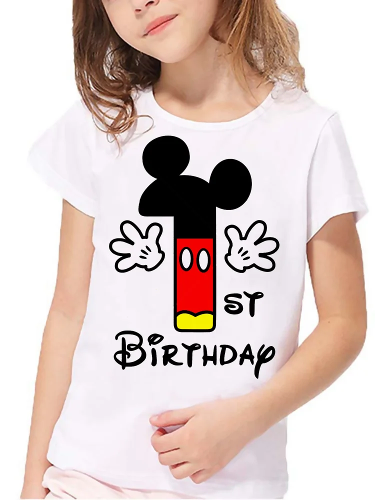 Детская футболка с принтом Микки Маус на возраст 1-5 лет |