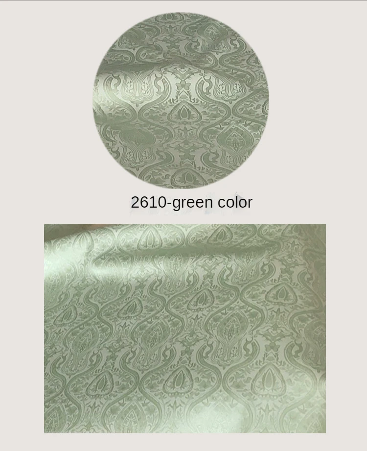 Стрейчевая жаккардовая ткань для шитья одежды Чонсам в стиле ретро простой