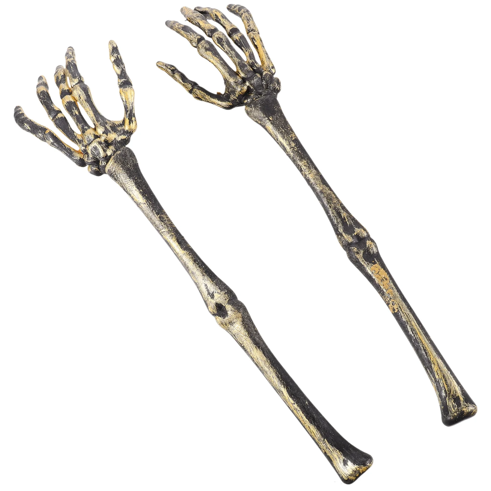 

1 Pair of Realistic Looking Stakes Plastic Hands Halloween Props Decor