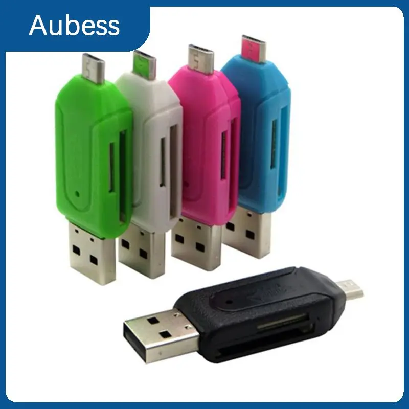 

Metal Shell Mould Micro Usb Card Reader Slinky Support Hot Plug Usb Otg Adapter No External Power Required High Quality 480 Mb/s