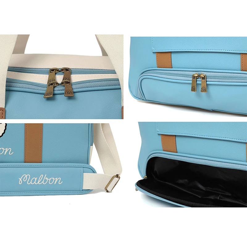 2023MALBON GOLF New Portable Men Women Clothing Boston Bag Sports Gym Handbag Fashion Waterproof Lightweight Outdoor Duffel Bags