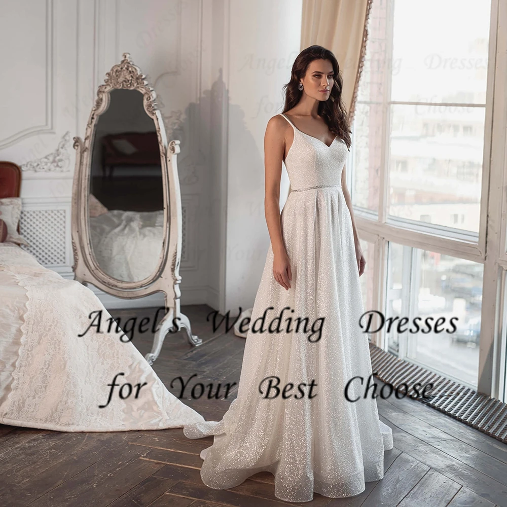 

Женское свадебное платье It's yiiya, белое платье без бретелек на тонких бретельках со шлейфом на молнии на лето 2023