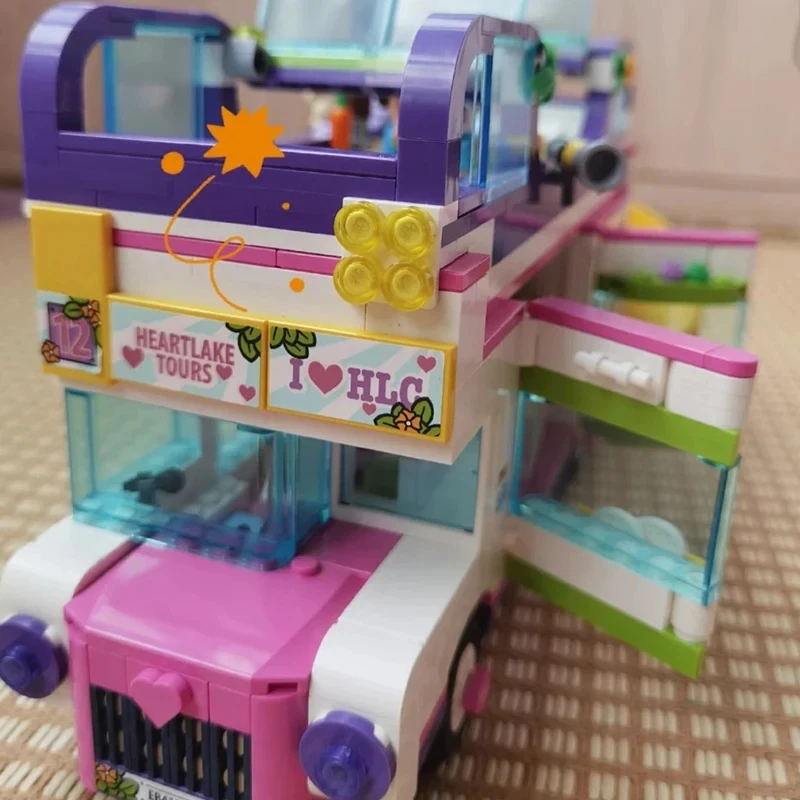 778 шт. Детский конструктор автобус дружбы