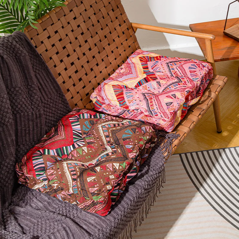 Детское кресло для взрослых и детей квадратное большое в стиле бохо йоги