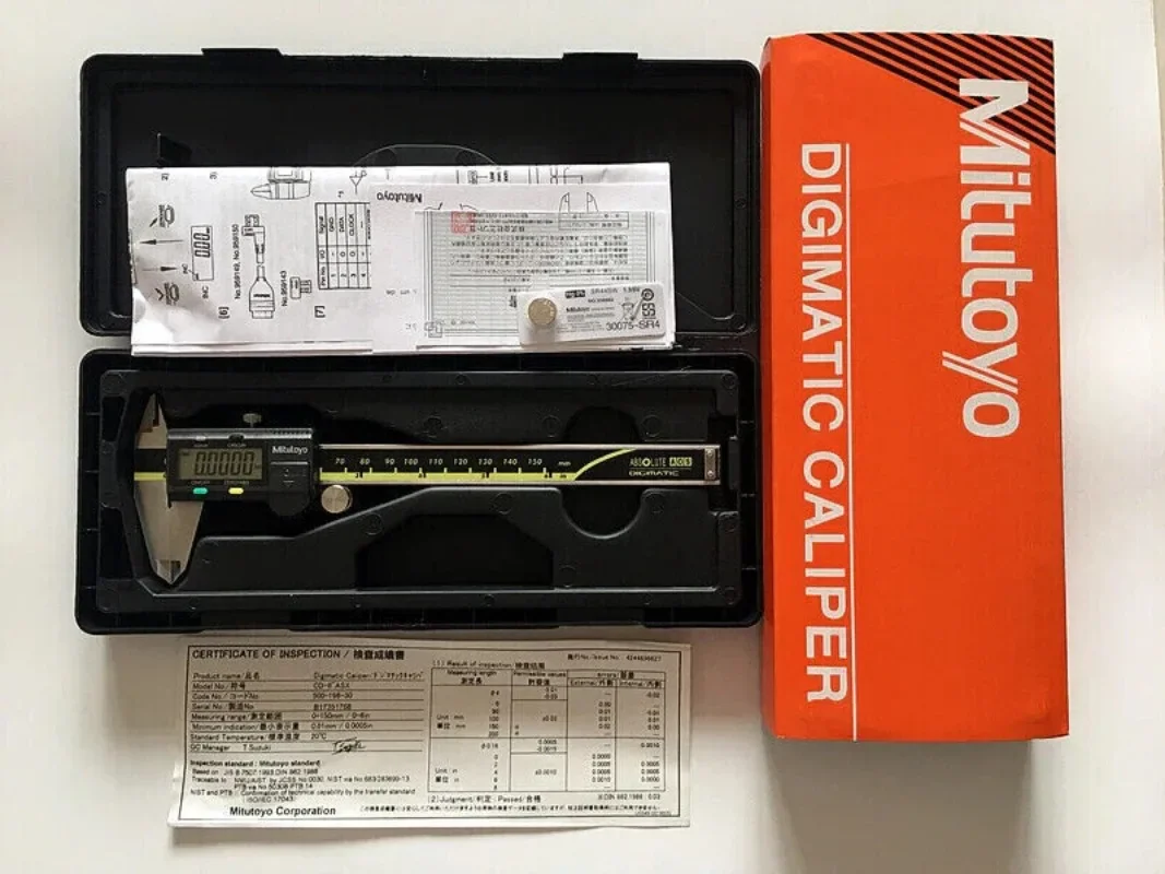 Mitutoyo Caliper Digital 150/200/300mm 500-197-20 LCD Vernier Calipers 6in Electronic Measuring Stainless Steel