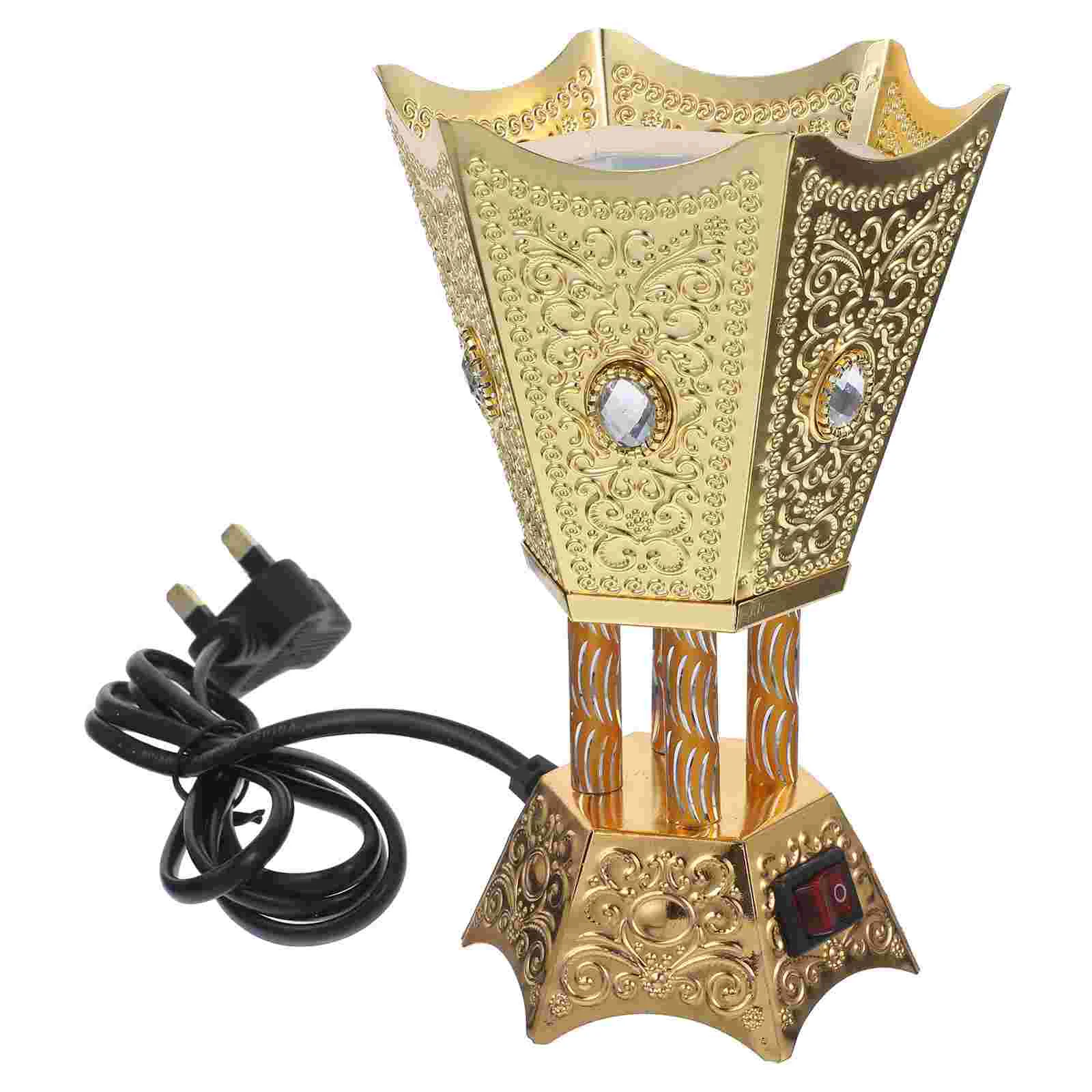 

Plug-in Burner Holder Metal Decoration Decorative Electric Censer