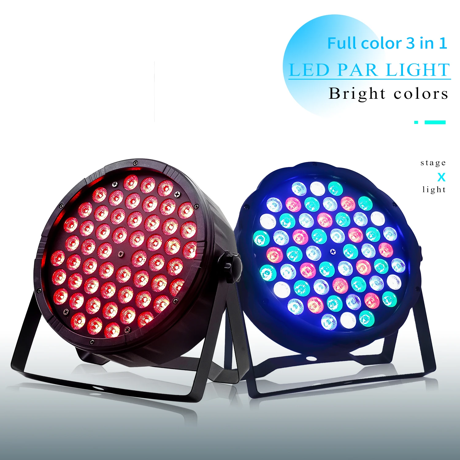 Светодиодный сценический светильник s 54x3W RGB 3 в 1 светодиодный 54*3w