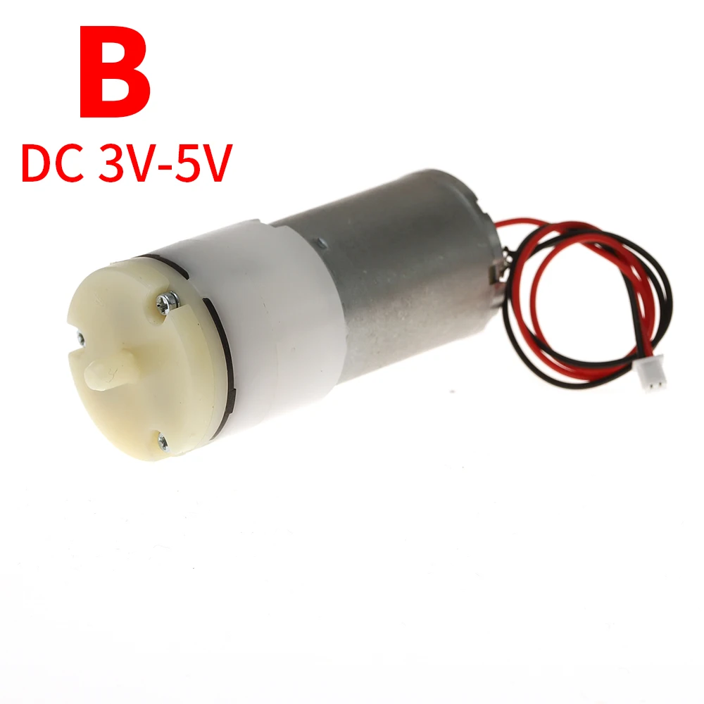 

DC 3 В 3,7 В 5 В 6 В 12 В Micro Mini 370 Мотор Мембранный воздушный насос Вакуумный насос отрицательного давления Всасывающий насос для груди Аквариум DIY