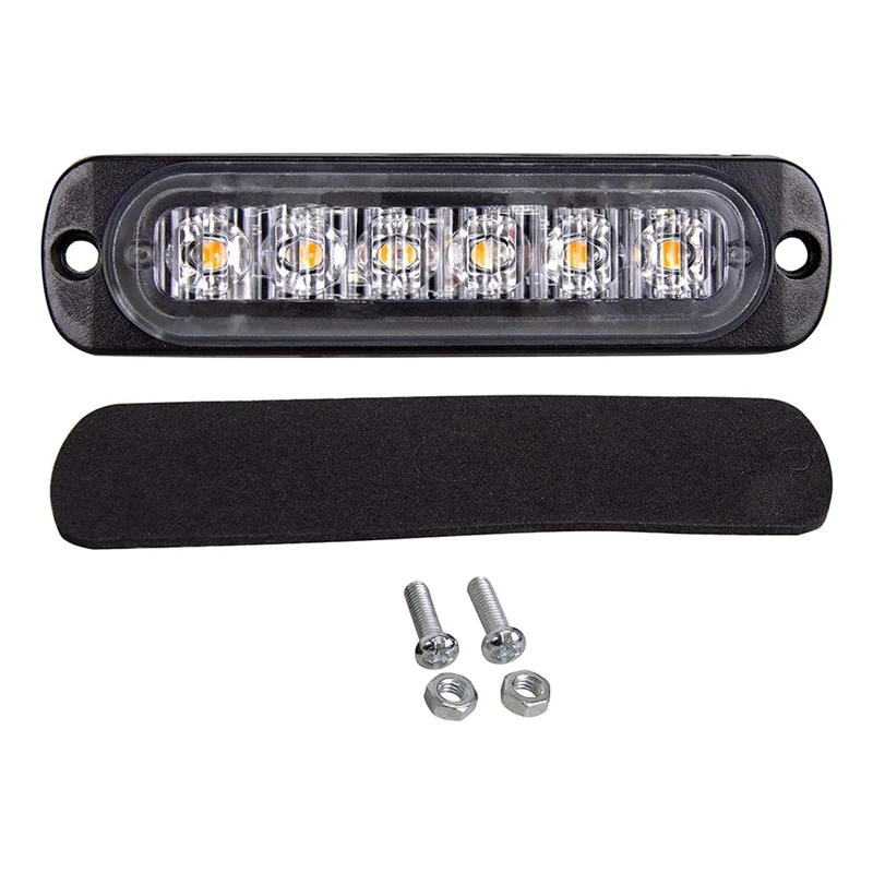 Светодиодные аварийные стробоскопы желтый 6 светодиодный стробоскоп