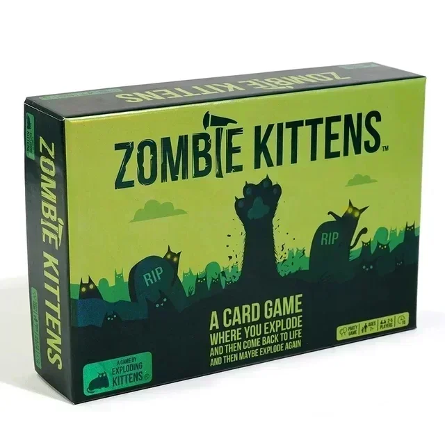 Карточная Игра Exploding Kittens Оригинальная Версия Nsfw Поздняя Ночь Эластичные Котята