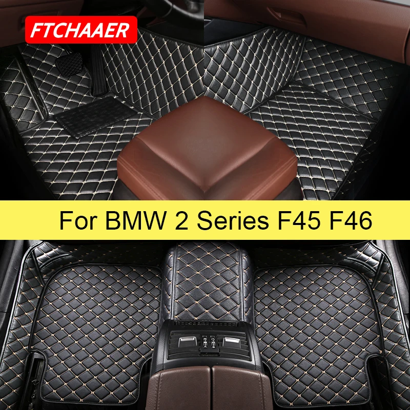 

FTCHAAER автомобильные коврики для BMW F45 F46 2 Active Tourer Gran Tourer 2013-2019 лет Alfombrillas, аксессуары для ног, авто