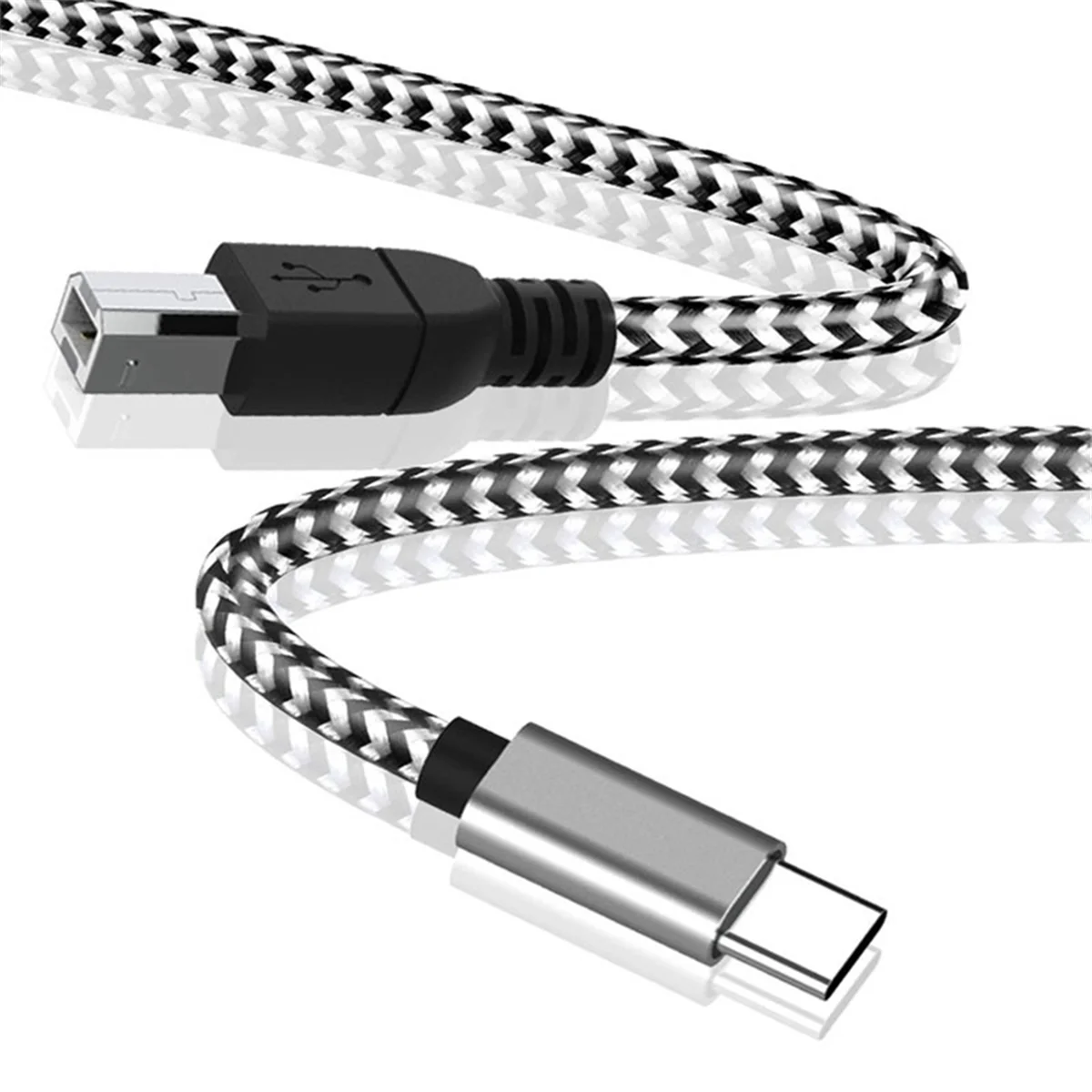 Тип C — MIDI-кабель USB B 2.0 Кабель принтера Шнур сканера для принтеров AiO HP Canon Samsung и