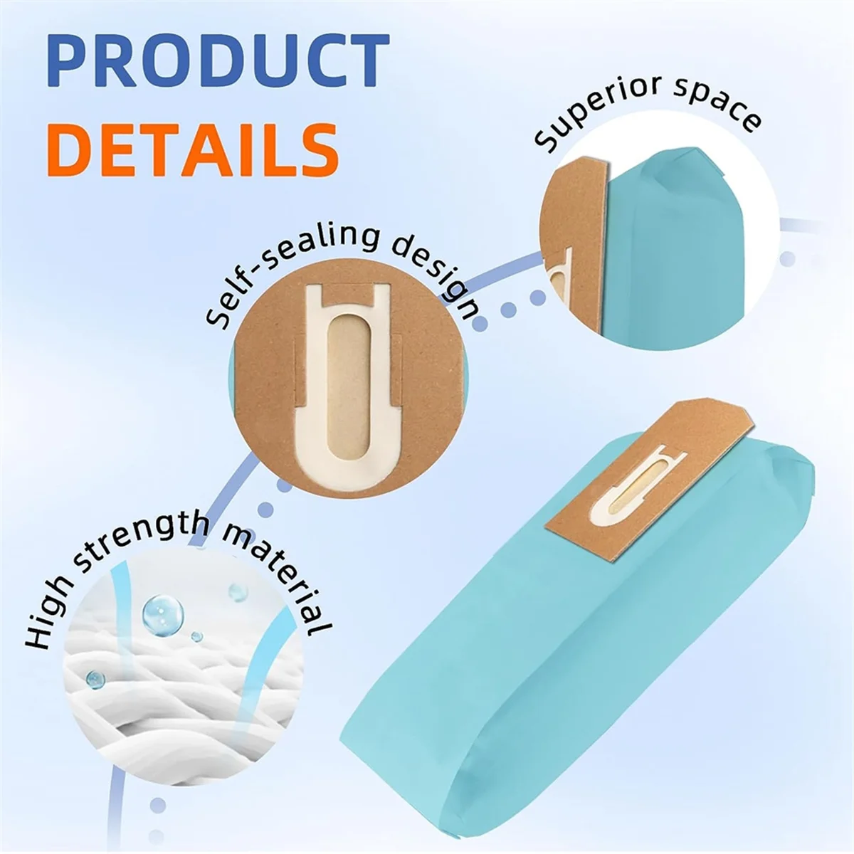 Сменные мешки для пылесоса PK80009 9 шт. XL XL2000 XL8000 XL9000 и коммерческих серий