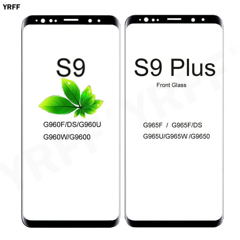 for samsung galaxy s9 plus g965f outer glass lens touth screen panel for samsung s9 g960f mobile phone repair replacement parts free global shipping