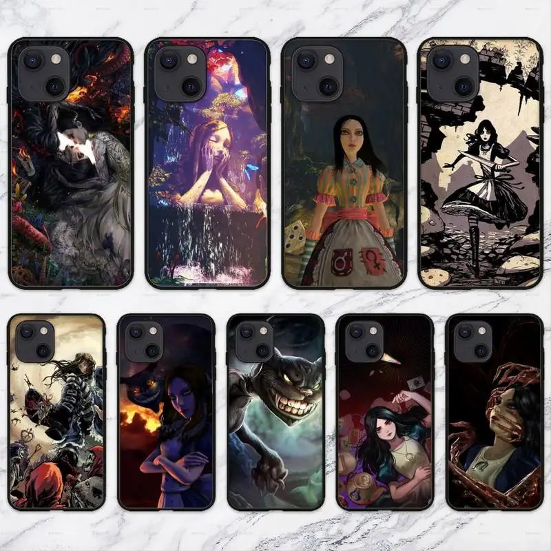 Alice Madness Returns game  Phone Case For iPhone 11 12 Mini 13 14 Pro XS Max X 8 7 6s Plus 5 SE XR Shell