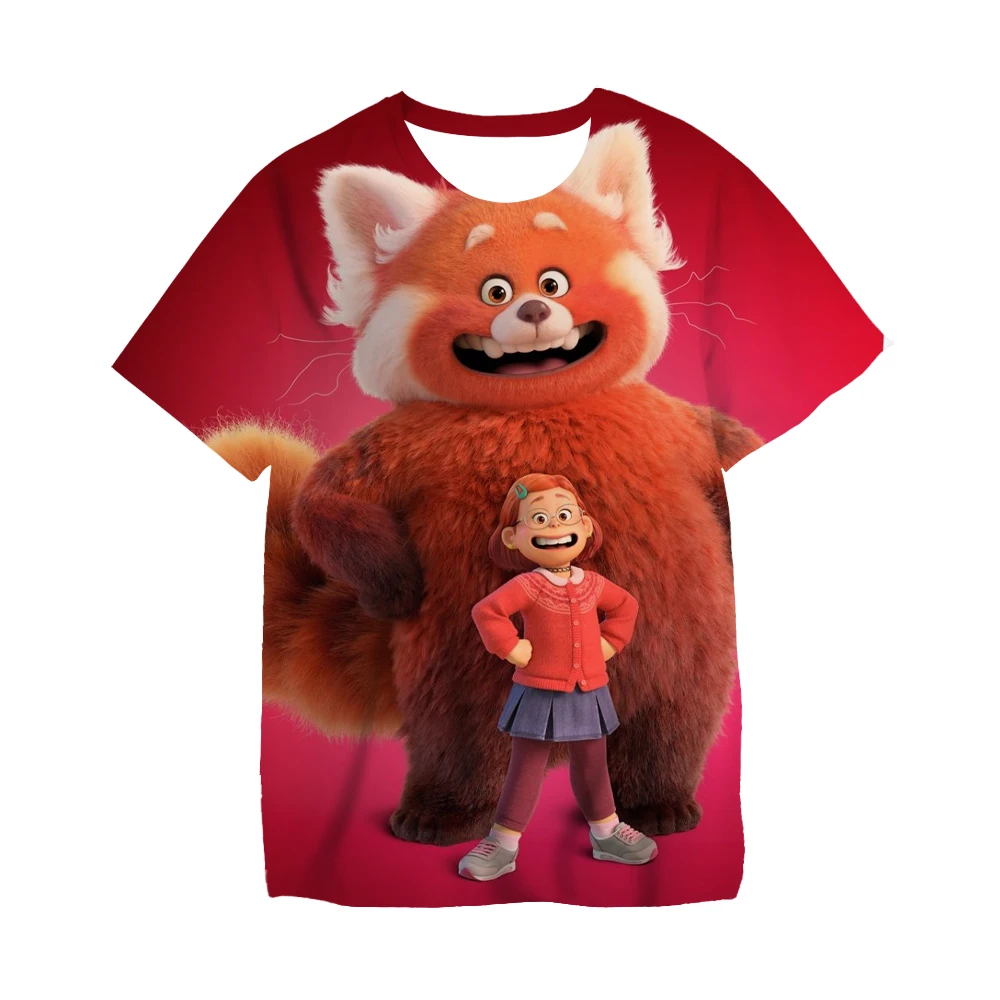 

4-14 Years old Hot Sale New funny Piestars and Turning Red 3D T Shirt T-Shirt boy and girls Tshirt Casual Sport Top Tees 4-14T