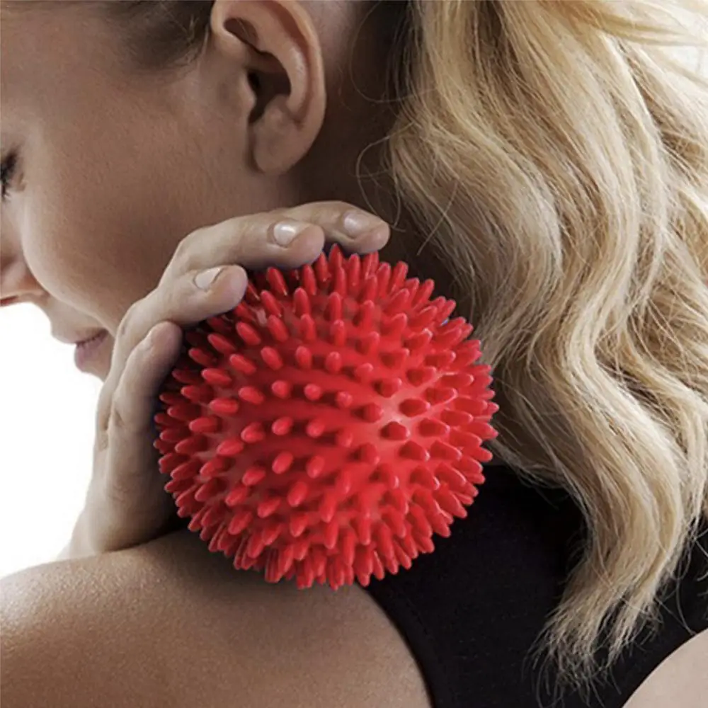 

7.5cm/9.5cm Yoga Studio Spikey Massage Gym Balls Stress Relief Relieve Muscle Fatigue Ball Shape Durable Stress Reflexology