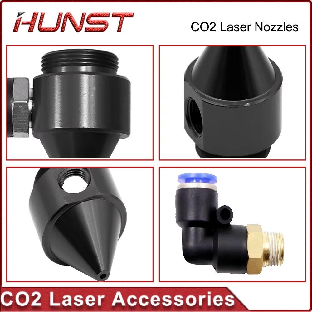 Воздушное сопло лазера HUNST Co2 для фокусировочной линзы диаметром 20 FL50 8 мм