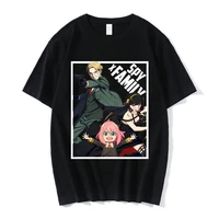 anime spy x family anya forger yor forger loid forger graphics t shirt summer short sleeve t shirts oversized unisex tops