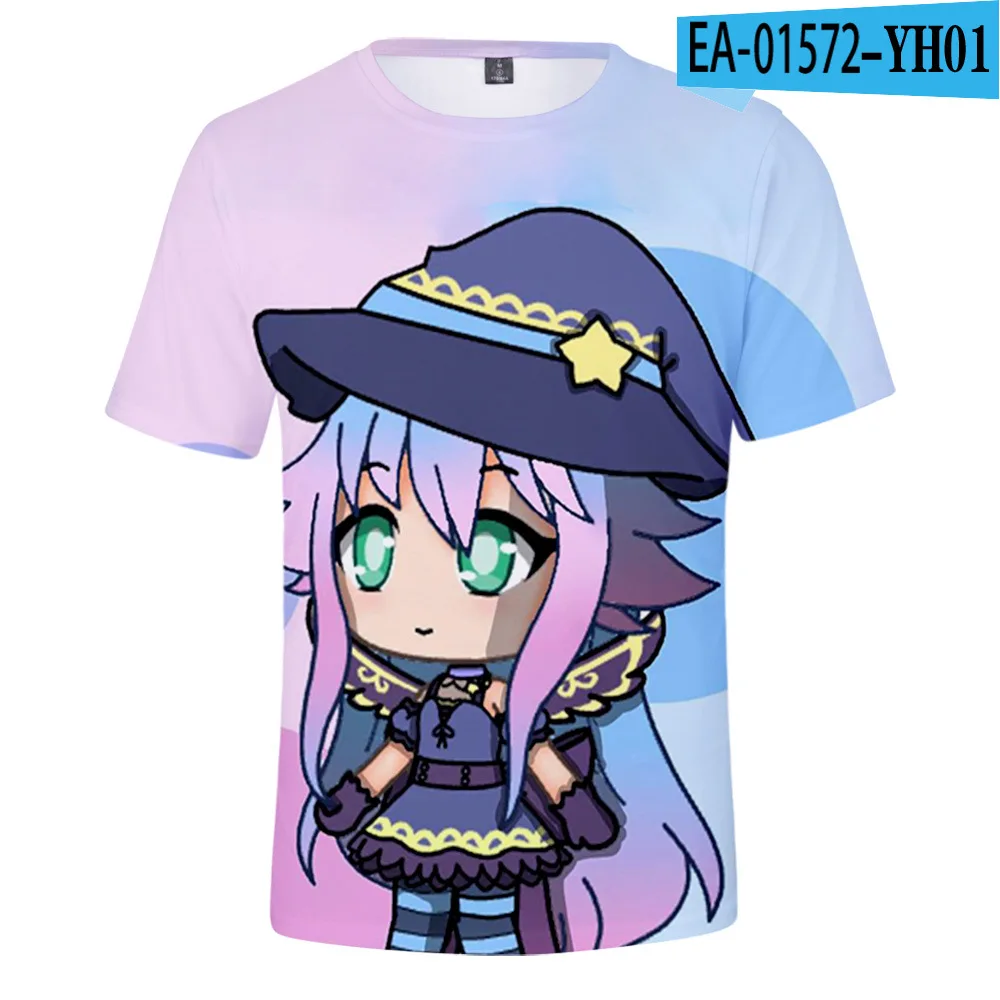 

Game Gacha Life Tee Loose Casual Men Women T-shirt Boys girls Short Sleeve 3D T-shirt Adults Summer Tee Print Gacha Life T-shirt