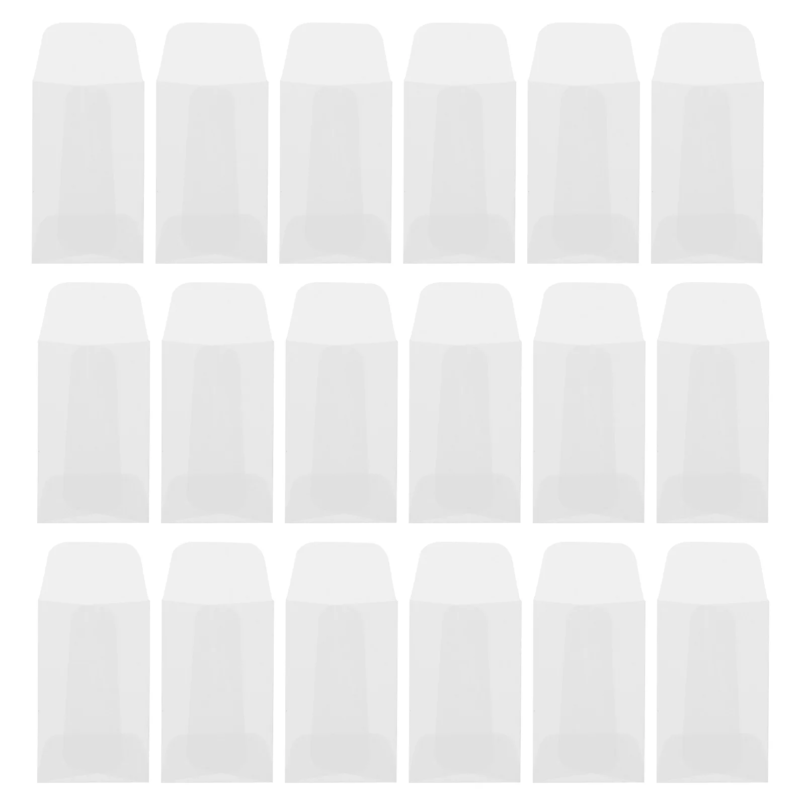 

50 Pcs Kraft Envelopes Jewelry Bag Ring Pouch Hangtag Small Cards White Litmus Paper Stamps