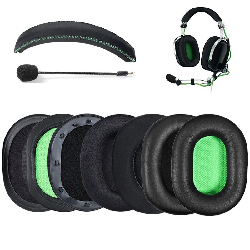 

Compatible with Razer Black Shark V1 V2 V2SE Pro headphone headset sponge pad cover Replacement Original ear cushion