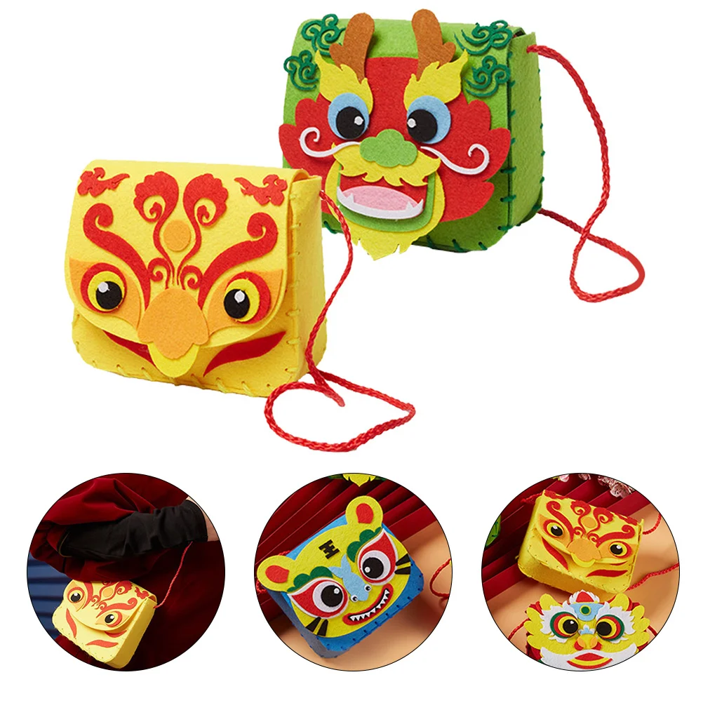 

2 комплекта, новогодняя сумка для творчества