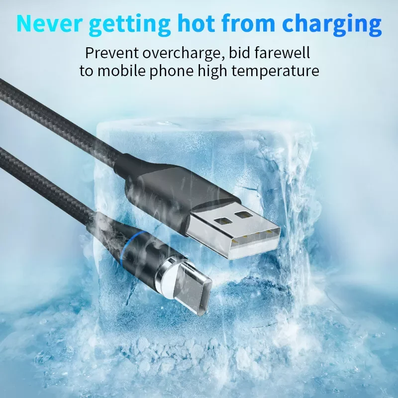 Кабель Type C QC 3 0 для быстрой зарядки и передачи данных кабель Micro USB со светодиодной