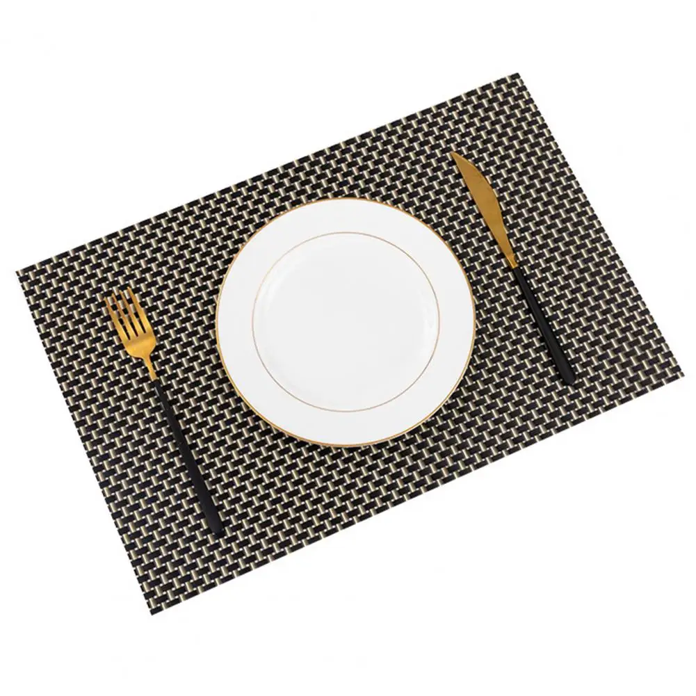 

Portable Table Placemat Heat-Insulation Non-Fading Western Food Place Mat Washable Tableware Mat Dining Table Supply