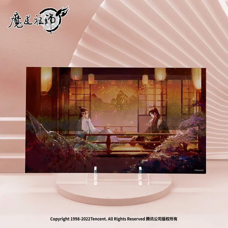 

Аниме Grandmaster of Demonic Culture Wangji Wuxian акриловая модель на подставке фигурка тарелка Mo Dao Zu Shi орнамент коллекционный подарок