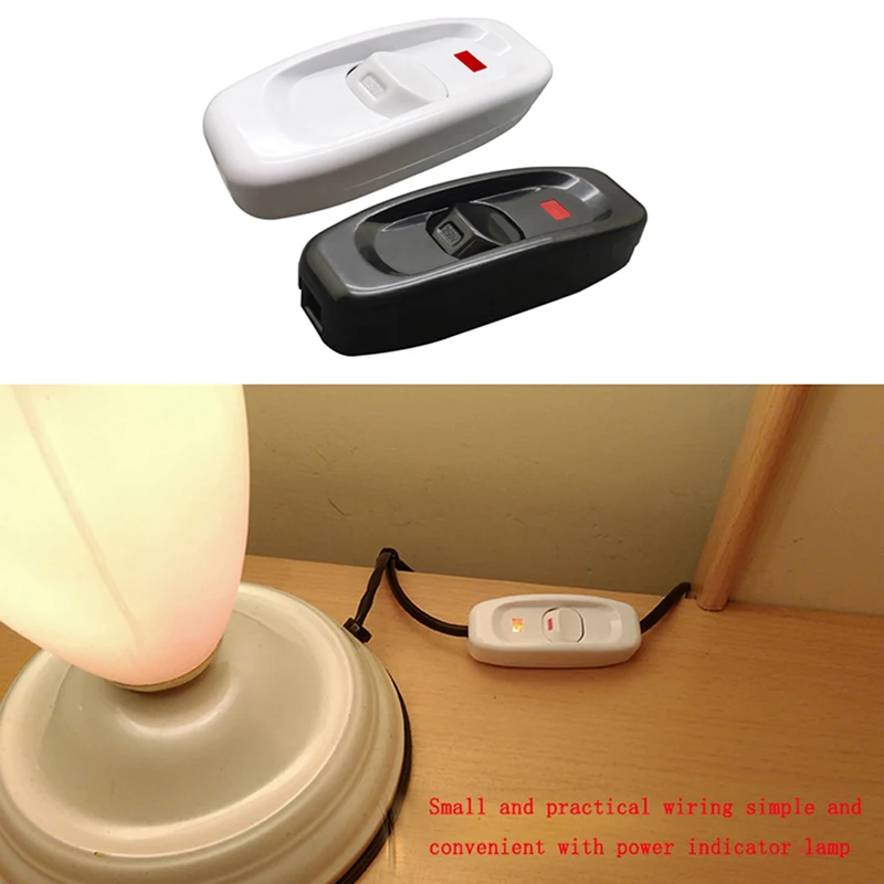 1 шт. переключатель GW320 10A 250 В, кнопочный переключатель, настольные светодиодные лампы, онлайн переключатель управления средним ходом