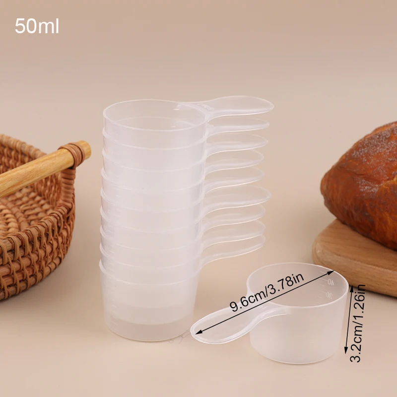 

Мерные ложки 30/50/60/70 мл прозрачные пластик