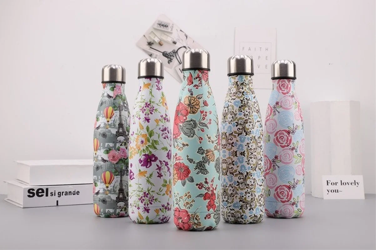 350/500/750/1000ml Double Wall Stainles Steel Water Bottle Thermos Keep Hot and Cold Insulated Vacuum Flask for Sport |