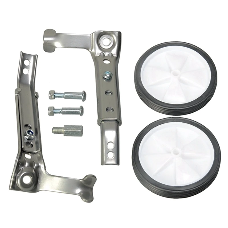 

Training Wheels, Bicycle Heavy Duty Rear Mounted Stabilisers Kit For 16 18 20 22 24Inch Kids Bikes