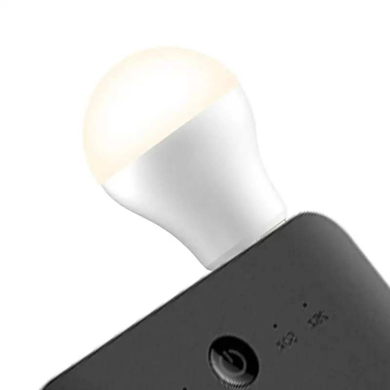 

USB Night Light Natural White LED Compact Small Night Lights For Kids Adults Bulb Night Light For Bathroom Car Nursery Kitchen