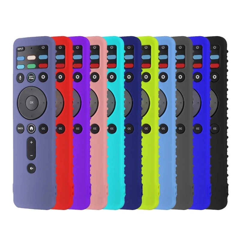 

Silicone Compatible for Vizio Voice XRT260 Controller Shockproof-360° Protective Soft Cover Skin Non-slip Dustproof