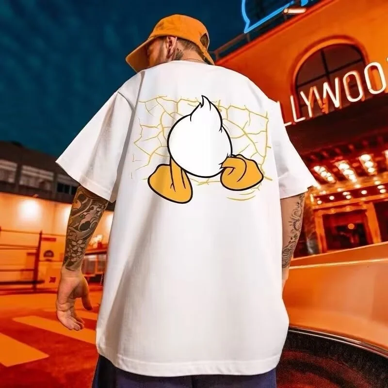 

Casual T-shirt Loose Graphic T Shirts Oversized Breathable Pure Cotton Y2k Tops Clothes Streetwear Harajuku Short Sleeve Tee New