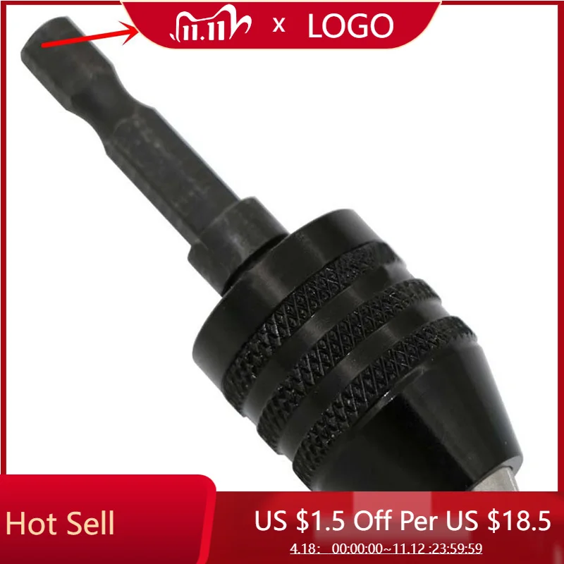 

Universal Electric Grinding Chuck Jaw 1/4 Keyless Drill Bit Chuck Hex Shank