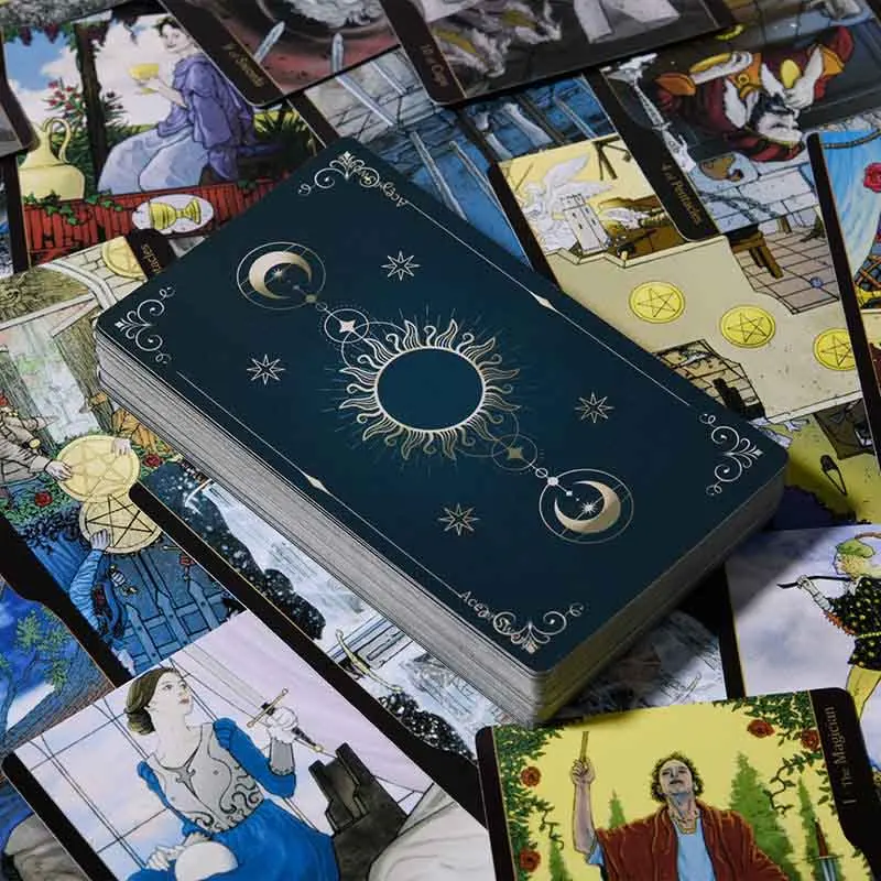 Таро Оппозиции 12x7 см Бумажная ручная коробка для карточных игр