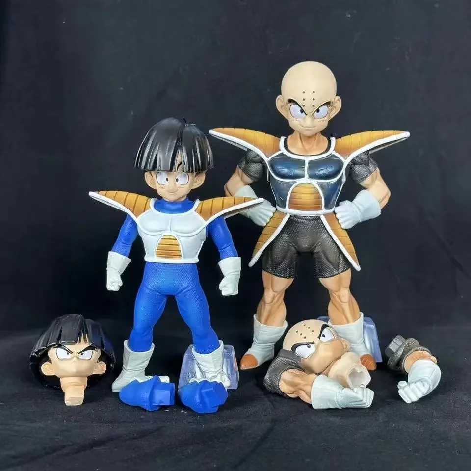 Фото Аниме Dragon Ball Z Рисунок Боевая Одежда Krillin Gohan Saiyan Фигурки Сцена Мультяшная Модель Игрушка Кукла Подарок №1