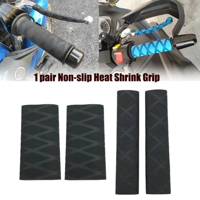 Universal Motorcycle Heat Shrink Sleeve Handlebar Covers Rubber Shrinkable Grip Glove For R1250GS R1200GS