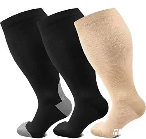 Men And Women Fattening Compression Socks Plus Extra Large Socks Nylon Compression Socks Patterned Models Sports Socks