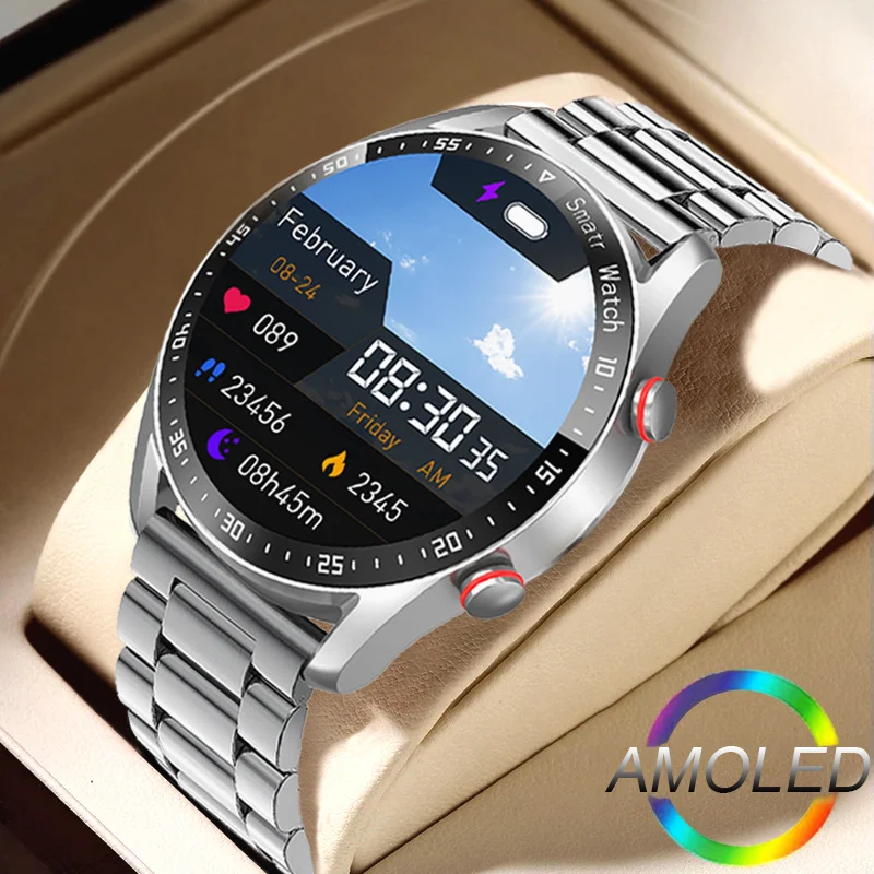 

2023 New Bluetooth Call Smart Watch Men Laser Health Blood Pressure Fitnes Sports Watches Man Sports Waterproof Smartwatch Best